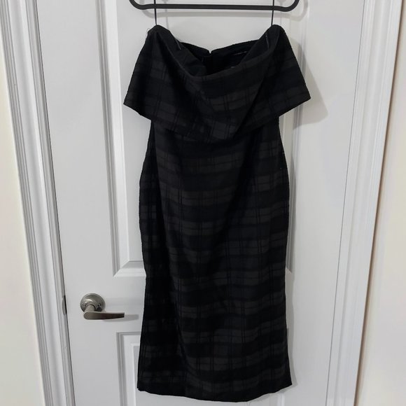 C/MEO Collective - Refresh Plaid Strapless Dress - Picture 5 of 10